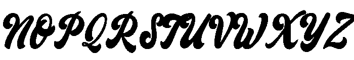 Vintage Brands Font UPPERCASE