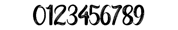 Vintage Brush Font OTHER CHARS