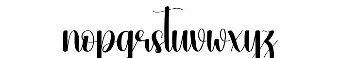 Vintage Christmas Font LOWERCASE