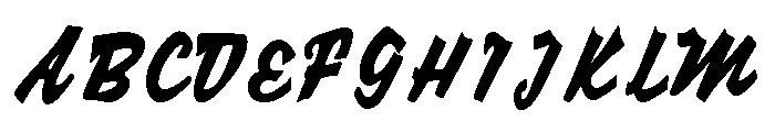 Vintage Diner Font UPPERCASE