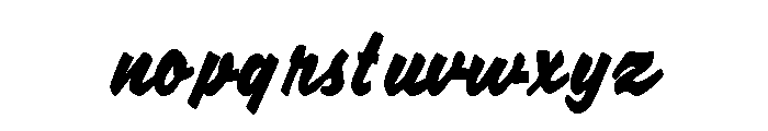 Vintage Diner Font LOWERCASE