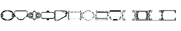 Vintage Frames19 Font UPPERCASE