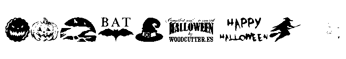 Vintage Halloween Font OTHER CHARS