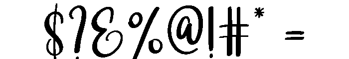 Vintage Handmade Font OTHER CHARS