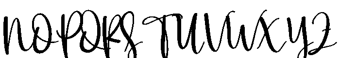Vintage Handmade Font UPPERCASE