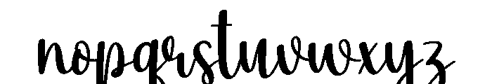 Vintage Handmade Font LOWERCASE