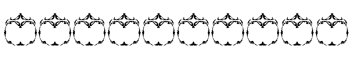 Vintage Panels_018 Font OTHER CHARS