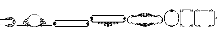 Vintage Panels_018 Font UPPERCASE