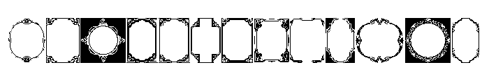 Vintage Panels_01 Font UPPERCASE