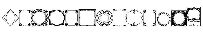 Vintage Panels_02 Font UPPERCASE