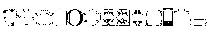 Vintage Panels_03 Font UPPERCASE