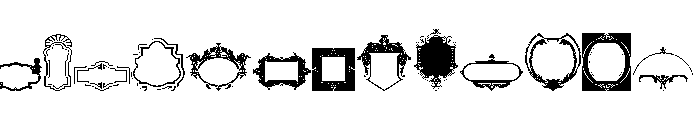 Vintage Panels_03 Font UPPERCASE