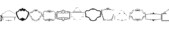 Vintage Panels_04 Font UPPERCASE