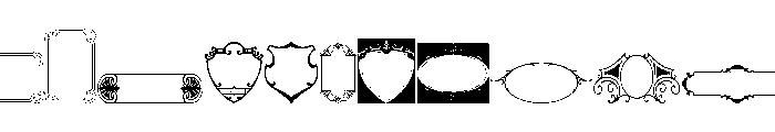 Vintage Panels_07 Font UPPERCASE