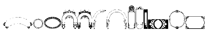 Vintage Panels_09 Font UPPERCASE