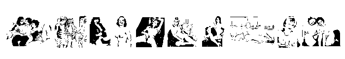 Vintage P**n Font OTHER CHARS