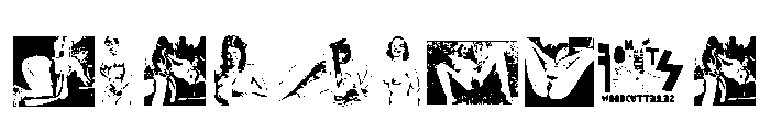 Vintage P**n Font OTHER CHARS