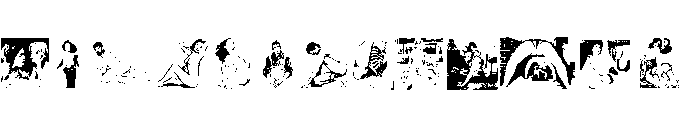 Vintage P**n Font UPPERCASE