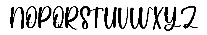 Vintage Rainbow Font UPPERCASE