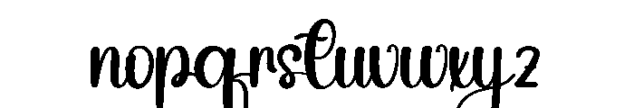 Vintage Rainbow Font LOWERCASE