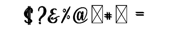 Vintage School Font OTHER CHARS