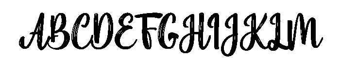 Vintage School Font UPPERCASE