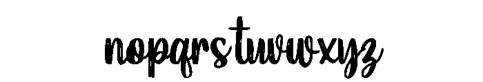 Vintage School Font LOWERCASE