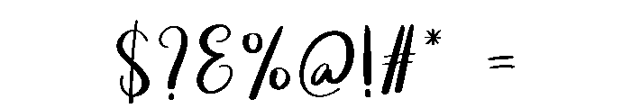 Vintage Signature Font OTHER CHARS