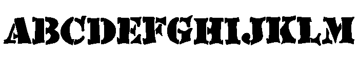 Vintage Stencil FONT