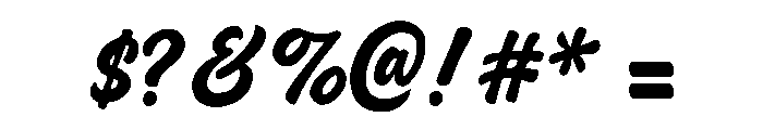 Vintage Stroke Font OTHER CHARS