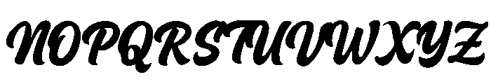 Vintage Stroke Font UPPERCASE