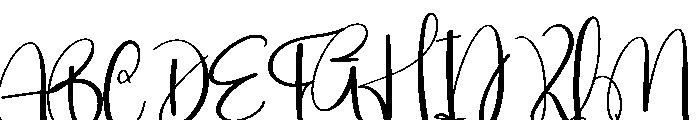 Vintage Style Font UPPERCASE