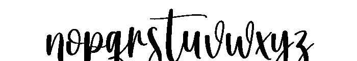 Vintage Style Font LOWERCASE