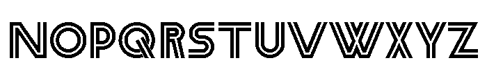 Vintage Times Stereo Regular Font UPPERCASE