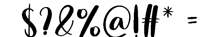 Violet Font OTHER CHARS