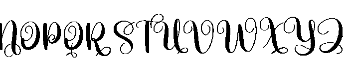 Violet Font UPPERCASE