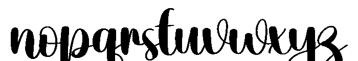 Violet Font LOWERCASE