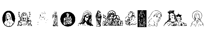 Virgin Mary FONT