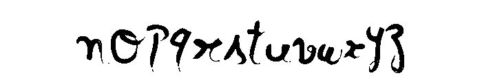 VirginiaTwo Font LOWERCASE