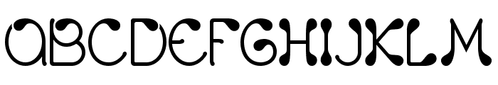 Virgule Regular Font UPPERCASE