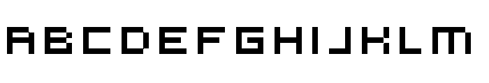 Virtual DJ Font UPPERCASE