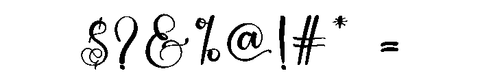 Virtual Font OTHER CHARS