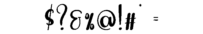 Virtually Font OTHER CHARS
