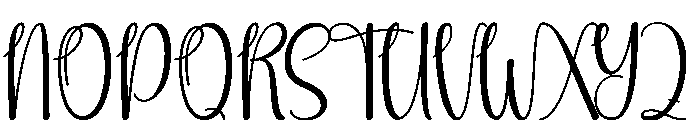 Virtually Font UPPERCASE