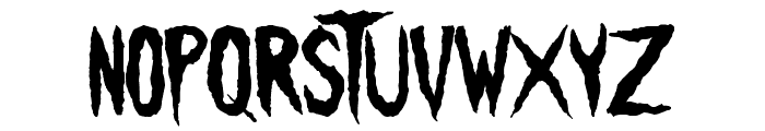 Visions of the Dead Font UPPERCASE