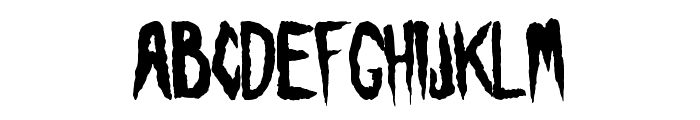 Visions of the Dead Font LOWERCASE