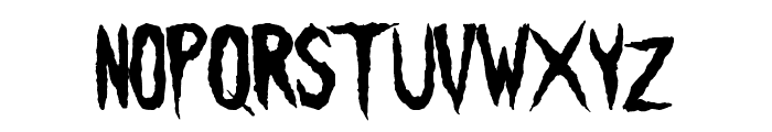 Visions of the Dead Font LOWERCASE