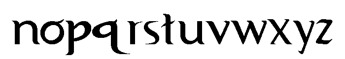 Visit Indonesia 2011 #2 Font LOWERCASE