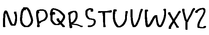 Vivacious HF Regular Font UPPERCASE