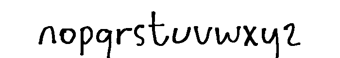 Vivacious HF Regular Font LOWERCASE